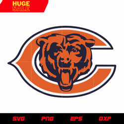 Chicago Bears Logo svg, nfl svg, eps, dxf, png, digital file