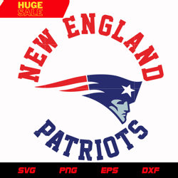 New England Patriots Circle 2 svg, nfl svg, eps, dxf, png, digital file