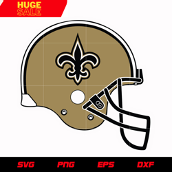 New Orleans Saints Helmet svg, nfl svg, eps, dxf, png, digital file