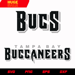 Tampa Bay Buccaneers BUCS svg, nfl svg, eps, dxf, png, digital file