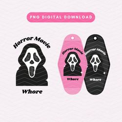 Horror Movie Whore PNG, Trendy Horror PNG, Scream Sublimation Graphic PNG, Digital Download