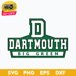 Dartmouth Big Green Svg, Logo Ncaa Sport Svg, Ncaa Svg, Png, Dxf, Eps Download File, Sport Svg
