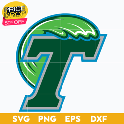 Tulane Green Wave Svg, Logo Ncaa Sport Svg, Ncaa Svg, Png, Dxf, Eps Download File, Sport Svg