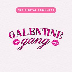 Galentine Gang PNG, Galentines Day Sublimation Graphic, Feminine PNG, Trendy Valentines PNG, Xoxo