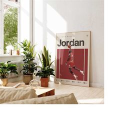 Michael Jordan Inspired Poster, Chicago Bulls Art Print,