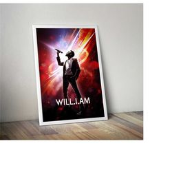 Will.i.am Poster Print | Artist Illustration Poster |