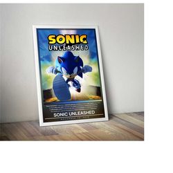 Sonic Unleashed Poster | Sonic Prints | Gaming