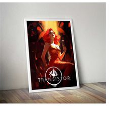 Red | Transistor | Indie Game Poster |