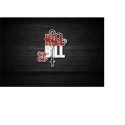 Kill Bill (2003) 3x3" Movie Sticker, Movie Print,