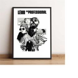 Leon The Professional Poster, Jean Reno Wall Art,