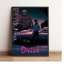 Drive Poster, Ryan Gosling Wall Art, Bryan Cranston
