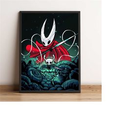 Hollow Knight Poster, Hallownest Wall Art, Silksong Game
