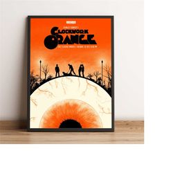 A Clockwork Orange Poster, Malcolm McDowell Wall Art,