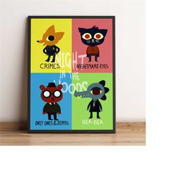 Night in the Woods Poster, Mae Borowski Wall