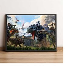 Ark: Survival Evolved Poster, Dossiers Wall Art, Dinosaur