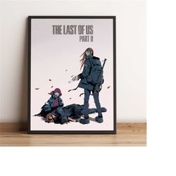 The Last of Us Poster, Ellie and Joel