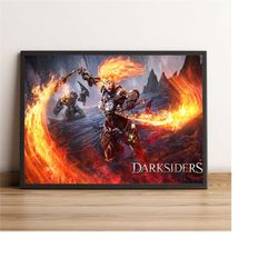 Darksiders Poster, Strife Wall Art, Game Print, Best