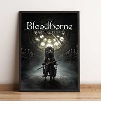 Bloodborne Poster, The Hunter Wall Art, Game Print,