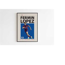 Fermin Lopez Poster, Barcelona Poster Minimalist, Fermin Lopez