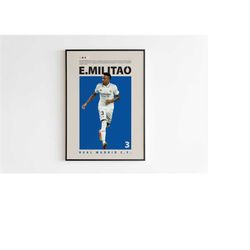 Eder Militao Poster, Real Madrid Poster, Eder Militao