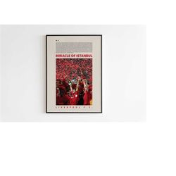 Liverpool Poster Gift, Liverpool Commemorative Poster, Miracle of