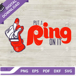 Put A Ring On It Castellanos Ring SVG, Phillies Baseball SVG, Castellanos Ring Finger ,NFL svg, Football svg, super bowl
