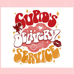 Cupids Delivery Service Valentines Day SVG, Valentine svg,Valentine day svg,Valentine day,Happy Valentine