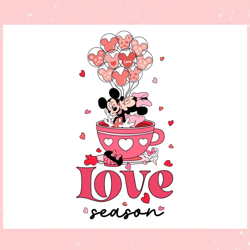 Love Season Mickey Minnie Disney Cup SVG, Valentine svg,Valentine day svg,Valentine day,Happy Valentine