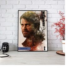 the last of us poster - the las of us part 2 poster - ellie poster - joel poster - zombies poster - video game poster -p