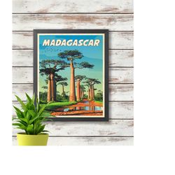 Madagascar Travel Poster -  Digital Download Art - Wall Deco - Gift Idea