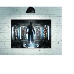 Iron Man Hall of Armor Poster Movie poster Wall decoration Home Decoration Art Poster Frameless