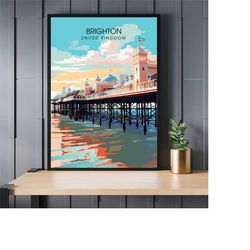 Brighton poster - Brighton travel poster - Brighton print
