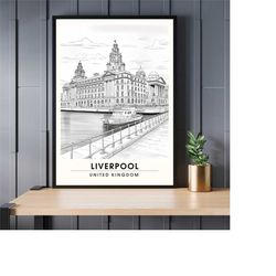 Liverpool Poster | Liverpool Travel Print | Liverpool Print