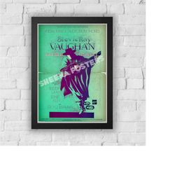 Stevie Ray Vaughan Concert Print Vintage Advert Vintage Style Magazine Retro Print- Home Deco Poster A3