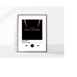 Blackpink poster | pink venom song | Pink Venom Album | Song poster | Song Cover Posters | Tracklist poster | Music post