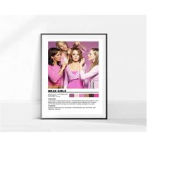 Mean Girls / Mean Girls Movie Poster / Movie Poster / Poster Print / Wall Art / Home Decor / TV Posters / Film Poster Gi