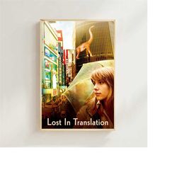 Lost in Translation (2003)- Movie  Poster (Regular Style) Art Prints,Home Decor, Art Poster for Gift