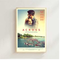 Across-- Movie  Poster (Regular Style) Art Prints,Home Decor,Vintage Movie Poster, Art Poster for Gift