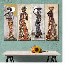 african women canvas, african woman wall art, african wall art, african poster, woman poster, american artwork, ethnic w