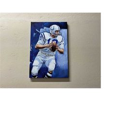 Johnny Unitas, Johnny Unitas Wall Art, Johnny Unitas Poster, Sports Wall Art, Sports Canvas, American Football Players,