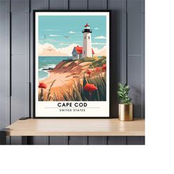 cape cod print | cape cod, massachusetts travel print