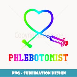 s For Phlebotomist Phlebotomy Butterfly Needle Heart - PNG Transparent Sublimation File