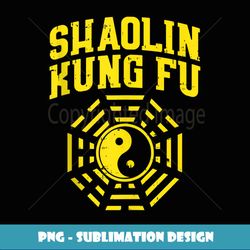 Shaolin Kung Fu Ying Yang Symbol Chinese Martial Arts Gift Tank Top - Premium PNG Sublimation File