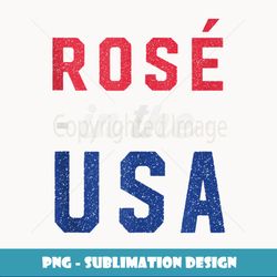 Rose In The USA Cute 4th of July Tank Top - Creative Sublimation PNG Download