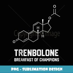 Trenbolone Workout Gym - Breakfast of Winners - Digital Sublimation Download File