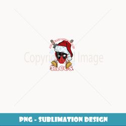 Marvel Christmas Deadpool All I Want This Year Is Tacos - PNG Transparent Digital Download File for Sublimation