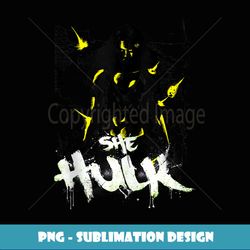Marvel SheHulk Grey Scale Portrait Logo - Artistic Sublimation Digital File