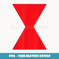 the infamous red hourglass shape on a black widows back - Elegant Sublimation PNG Download