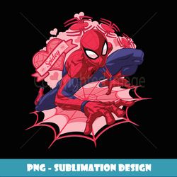 Marvel SpiderMan Hearts Valentine's Day - Retro PNG Sublimation Digital Download