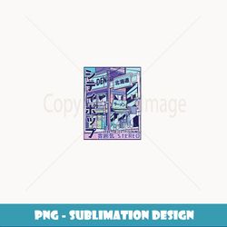 City Pop Aesthetic Vaporwave Style 80s Japanese Anime Art - Premium PNG Sublimation File